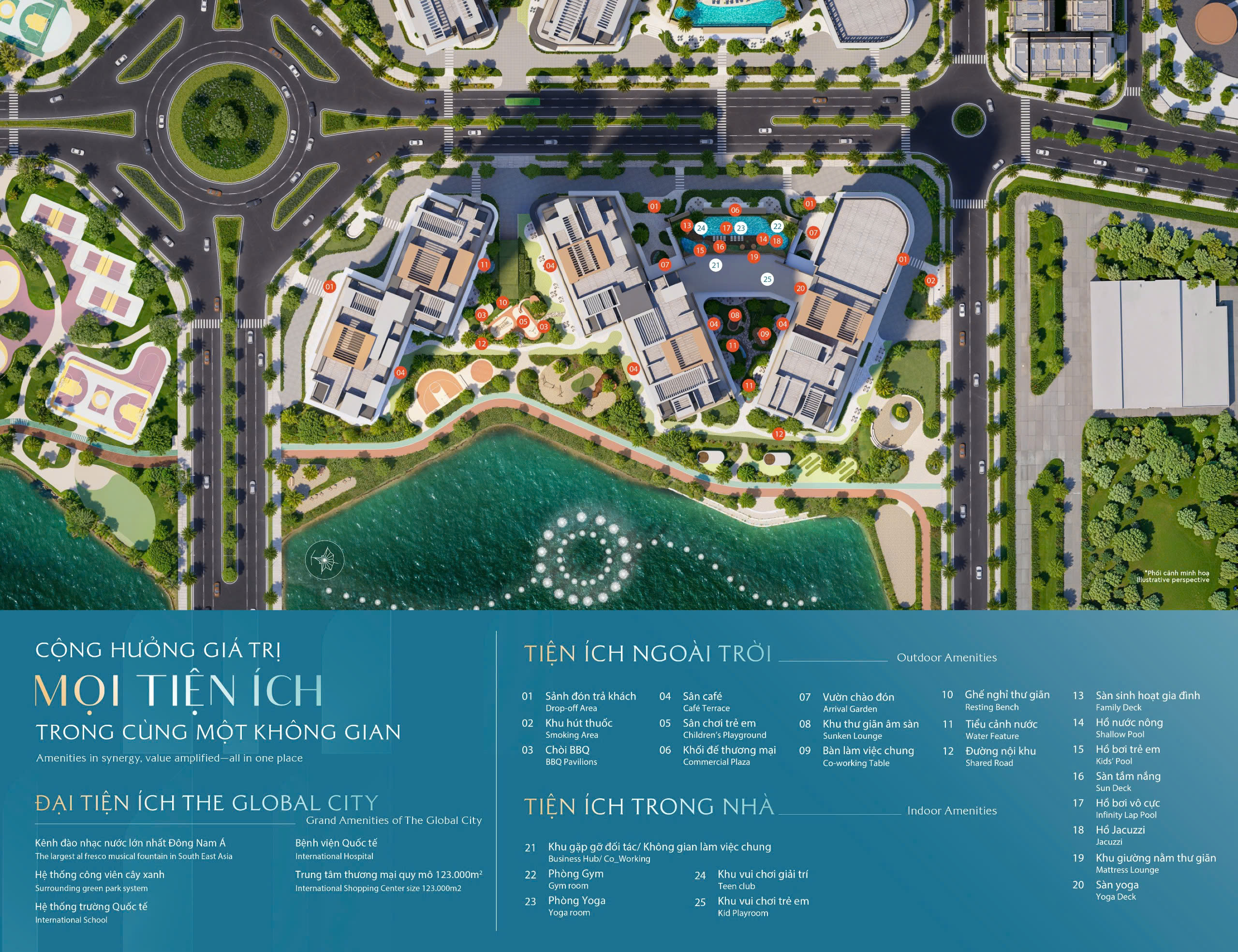 Tiện ích khu căn hộ Nexus khu đô thị Global City