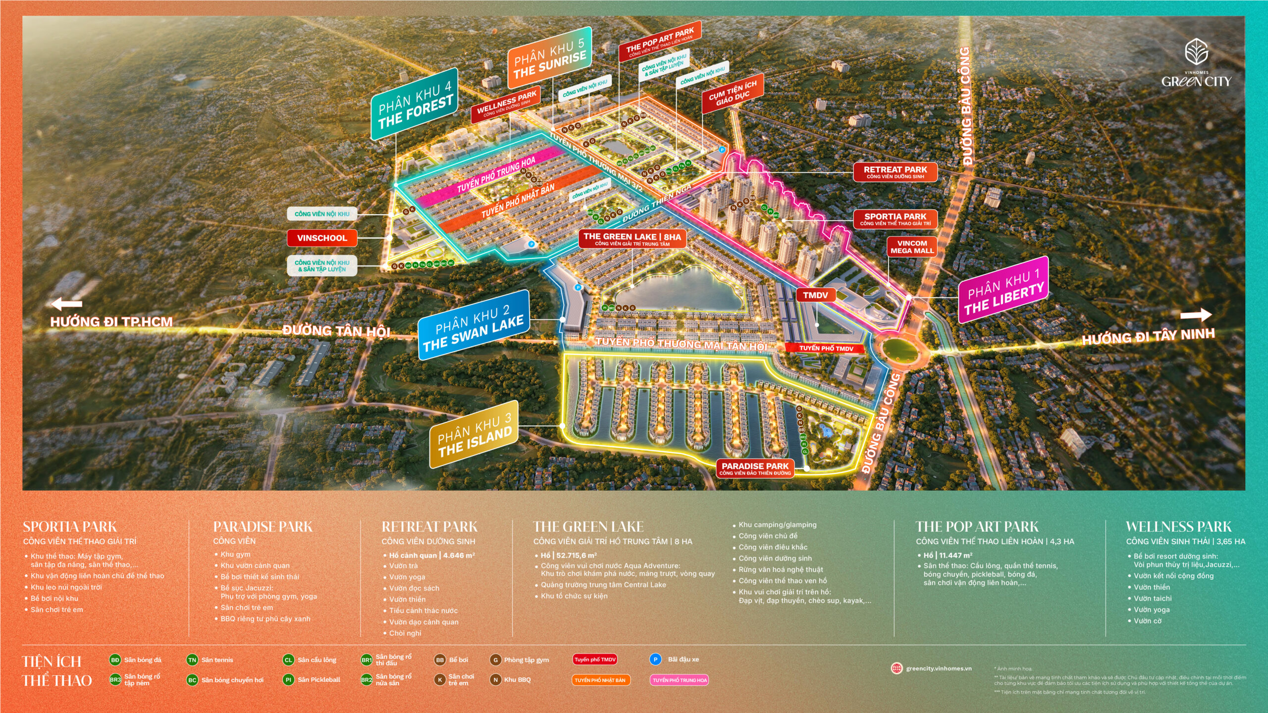 tổng thể mặt bằng vinhomes Green City