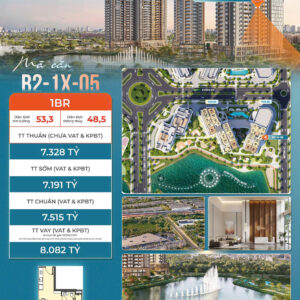 can ho 1 phong ngủ Global city